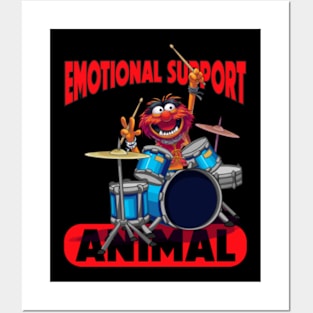 Muppets Emotional Support Animal - Drummer Posters and Art